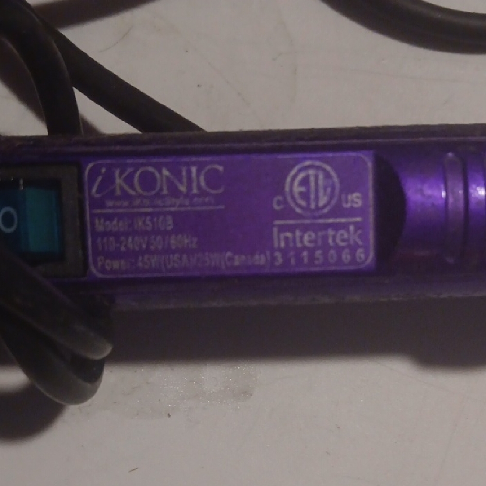 Ikonic urple Hair Styling Wand
